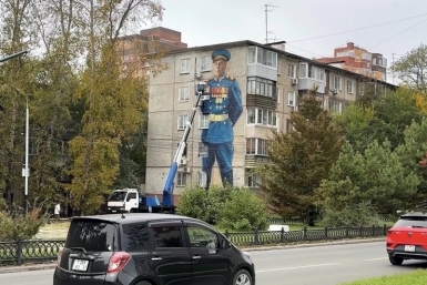 В Хабаровске продолжается реализация проекта &quotМуралы Победы&quot Пресс-служба администрации Хабаровска