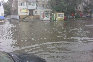 Потоп в Южном Скриншот из социальных сетей