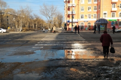 Кроме улицы Муравьева-Амурского, Хабаровск совсем не чище, чем в Комсомольск – Лаврентьев Жительница Комсомольска Алина Белогрудова.